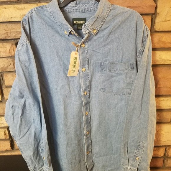 outdoor life denim shirt